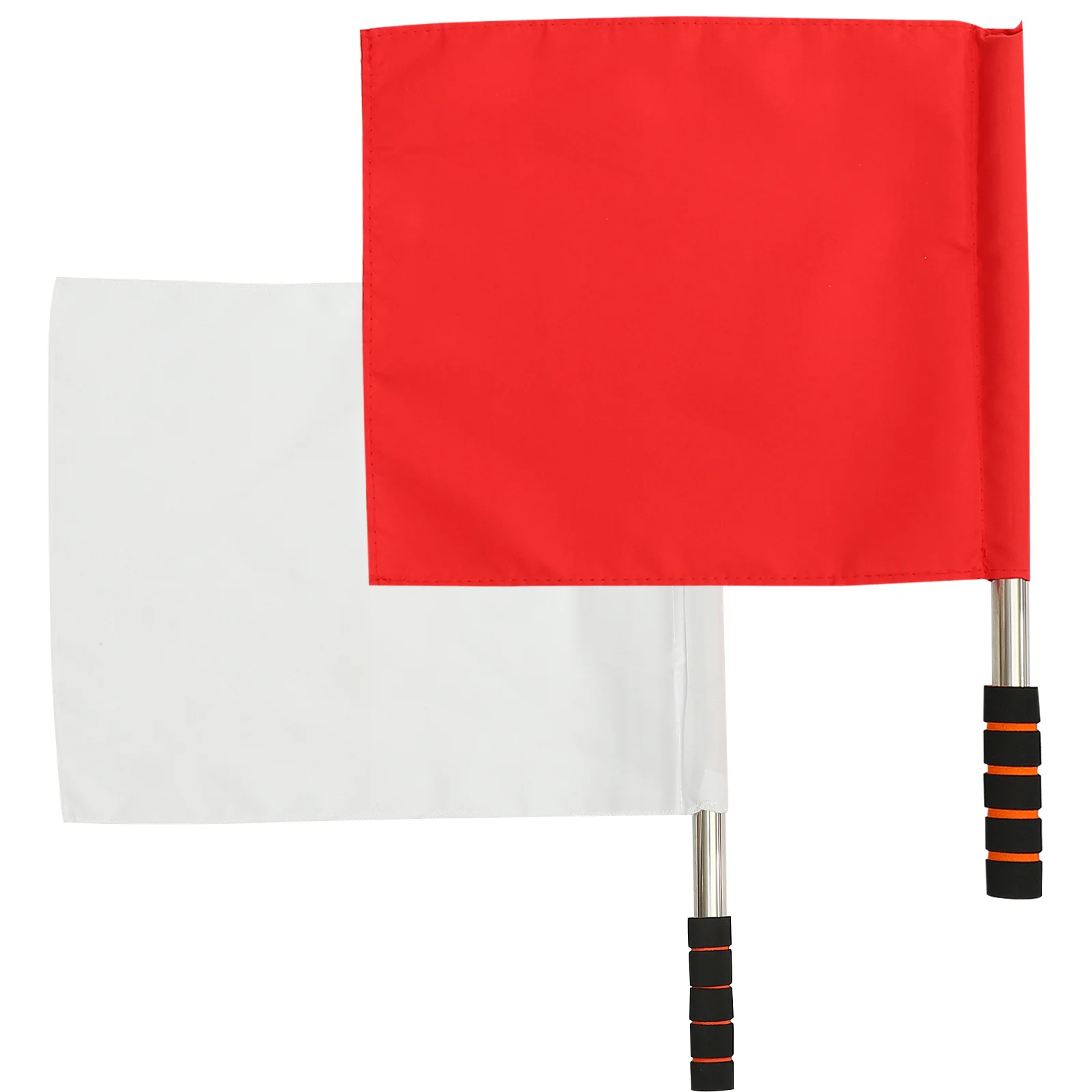 Sports Linesman Flag Referee Border Red Flags Match Signal Football Car Stainless Steel Toddler
