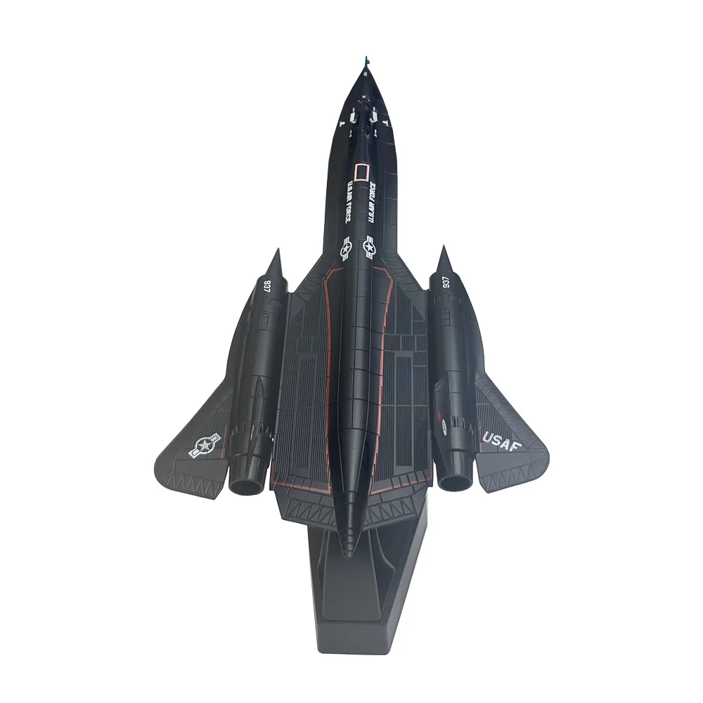 1/144 escala eua lockheed sr71 SR-71 blackbird 17972 avião diecast metal avião ornamento modelo menino brinquedo de aniversário presente