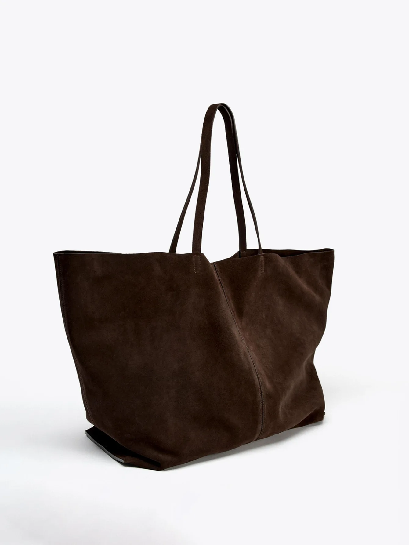 Women's Large Suede Tote Bag Luxury Design Commuter High-end Armpit Bag Soft Handle Fashion Shoulder Handbag for Ladies image 6