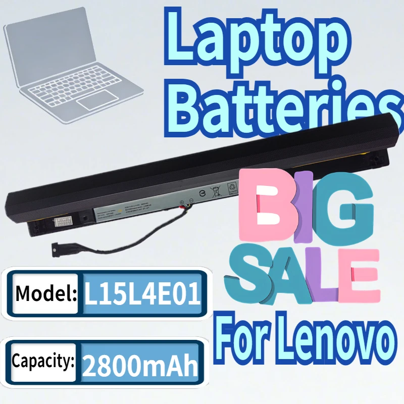 

New L15L4E01 L15L4A01 L15S4A01 Battery for Lenovo Ideapad 100-14IBD 100-15IBD 110-15ISK 110-17ACL 110-17IKB 300-15ABM 300-15IBR