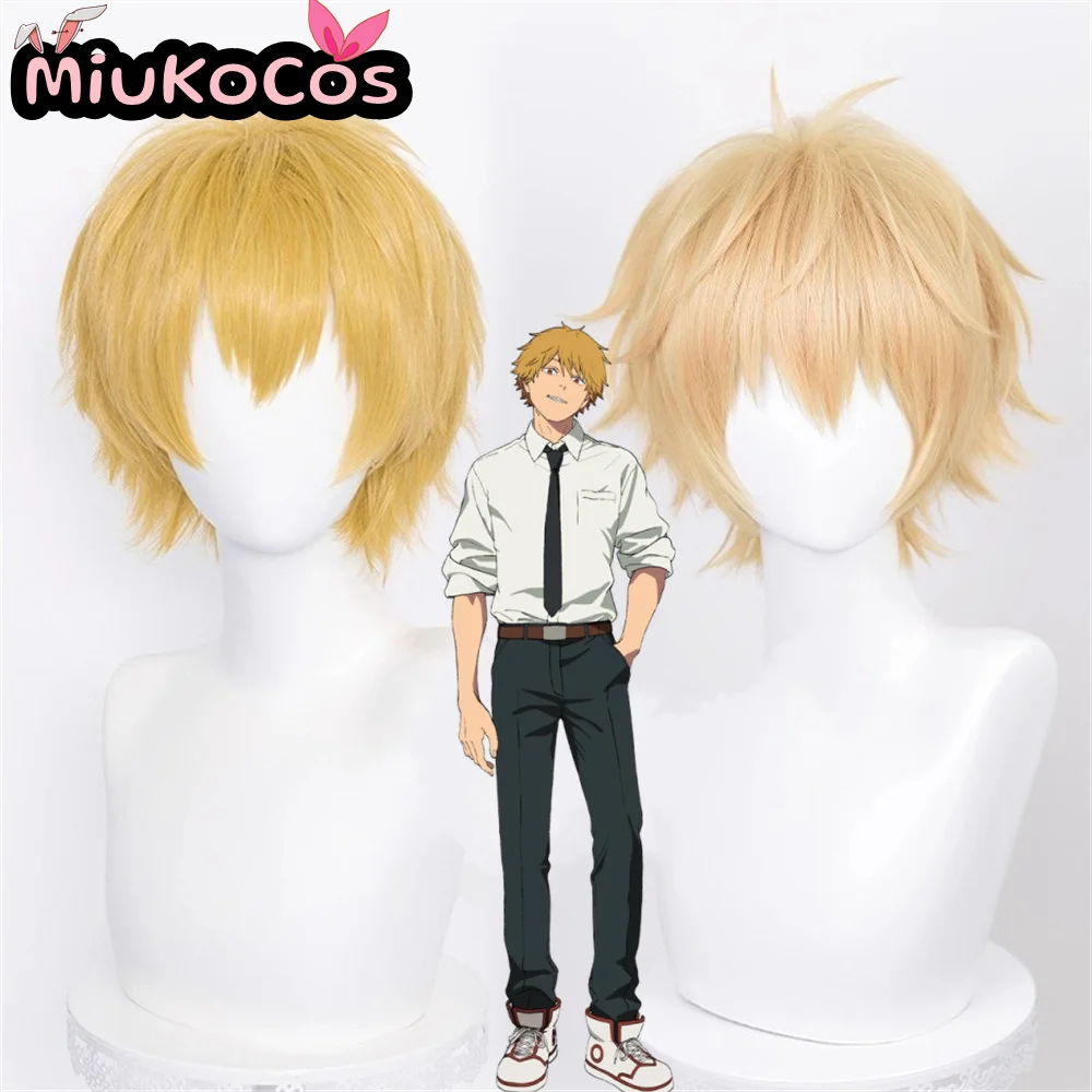 

В НАЛИЧИИ Denji Косплей Парик MiukoCosplay Аниме Бензопила Человек Косплей