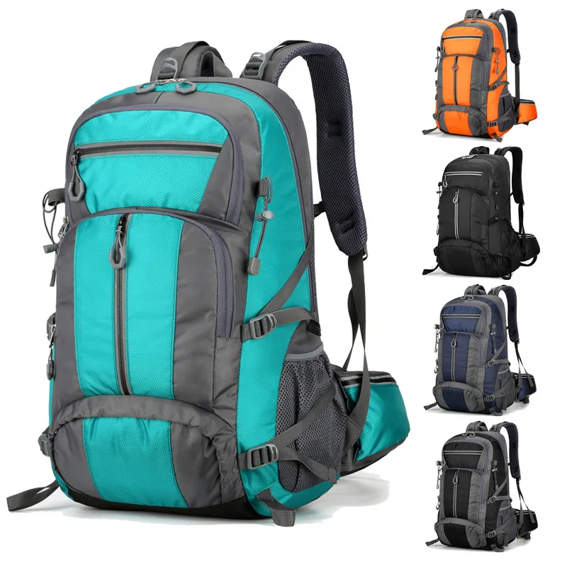 Mochila Impermeable de an Capacidad para Cam, Viajes y Sismo, Resistente, de Doble Asa, para Hombre, Color Puro