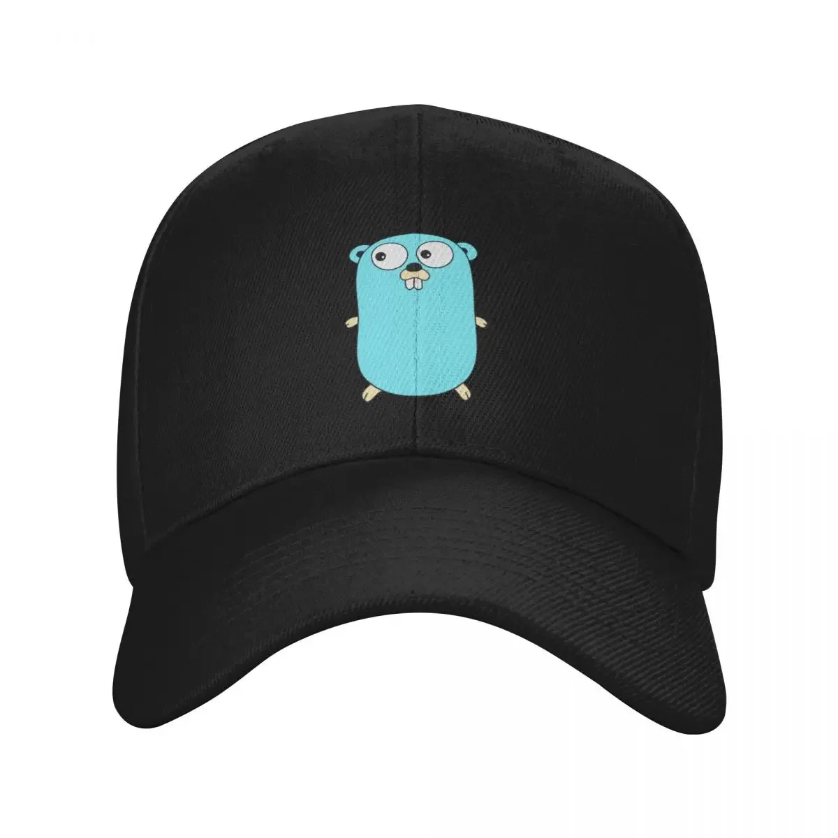 Go Golang Gopher Baseball Cap fashionable Rave Woman Hats Men's