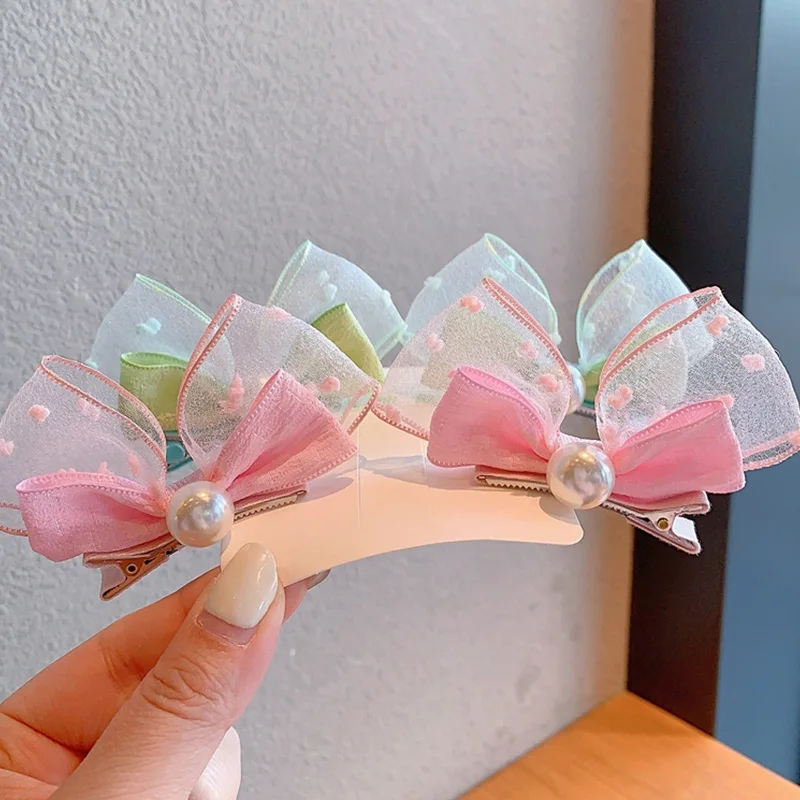 Рисунок 2 - Детские заколки для волос с сетчатым бантом