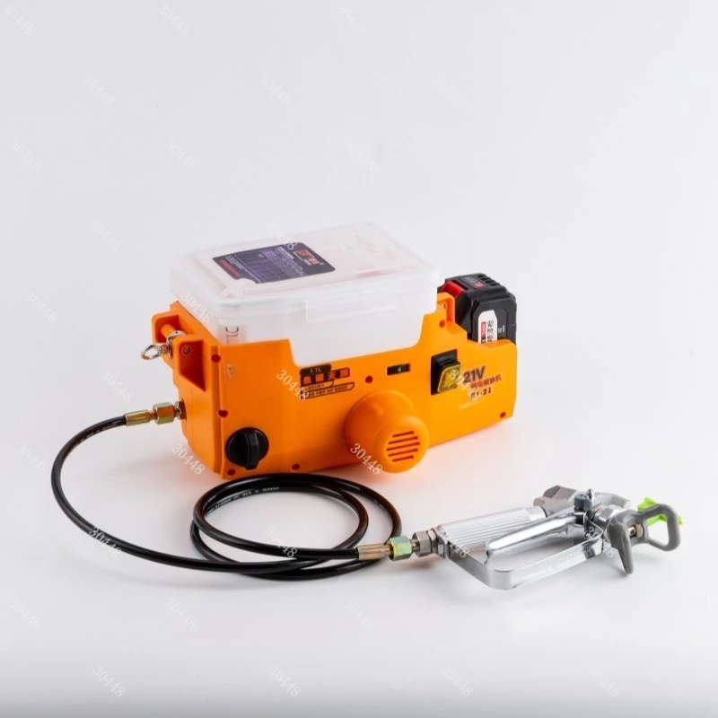 Pt-21 backpack sprayer - portable paint sprayer for latex paint, multi-purpose, compact, 20v cordless lithium battery powered