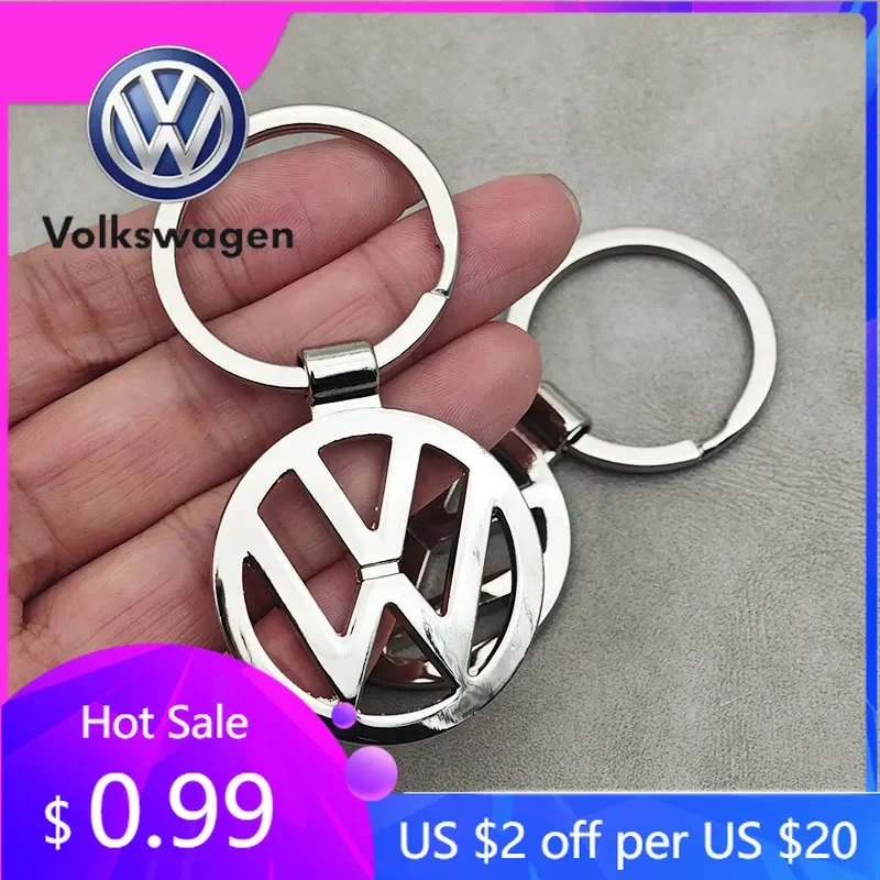

For VW Volkswagen Jetta MK5 Golf Metal Logo VW Keychain For Volkswagen VW Jetta MK5 MK6 Golf 4 5 6 7 Passat Polo Tiguan CC Touar