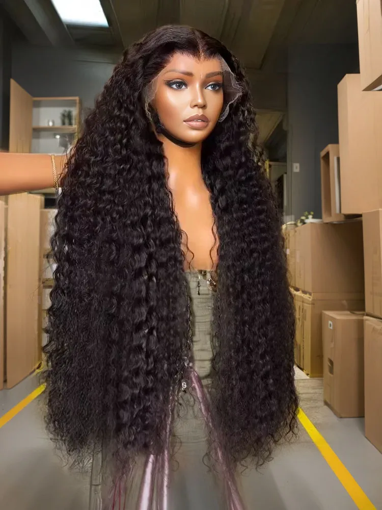 

Curly Lace Wigs Front Human Hair Wet And Wavy Brazilian 13x4 Deep Wave Lace Frontal Wigs Brazilian For Black Women Virgin Hair