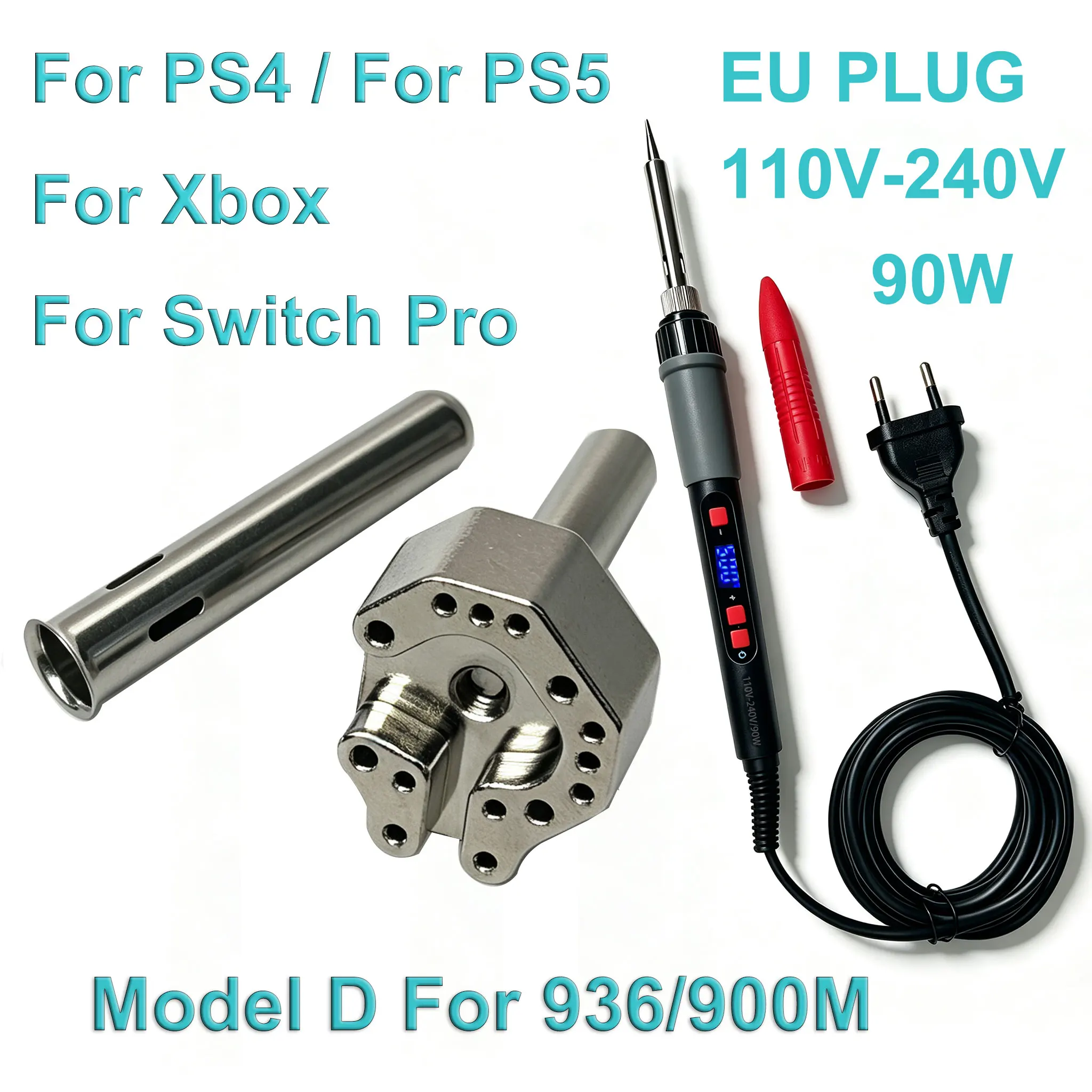 Joystick Heating Mold Tip 90W Adjustable Temperature Soldering Iron For PS4 PS5 Switch Pro Xbox Controller Repair Disassembly