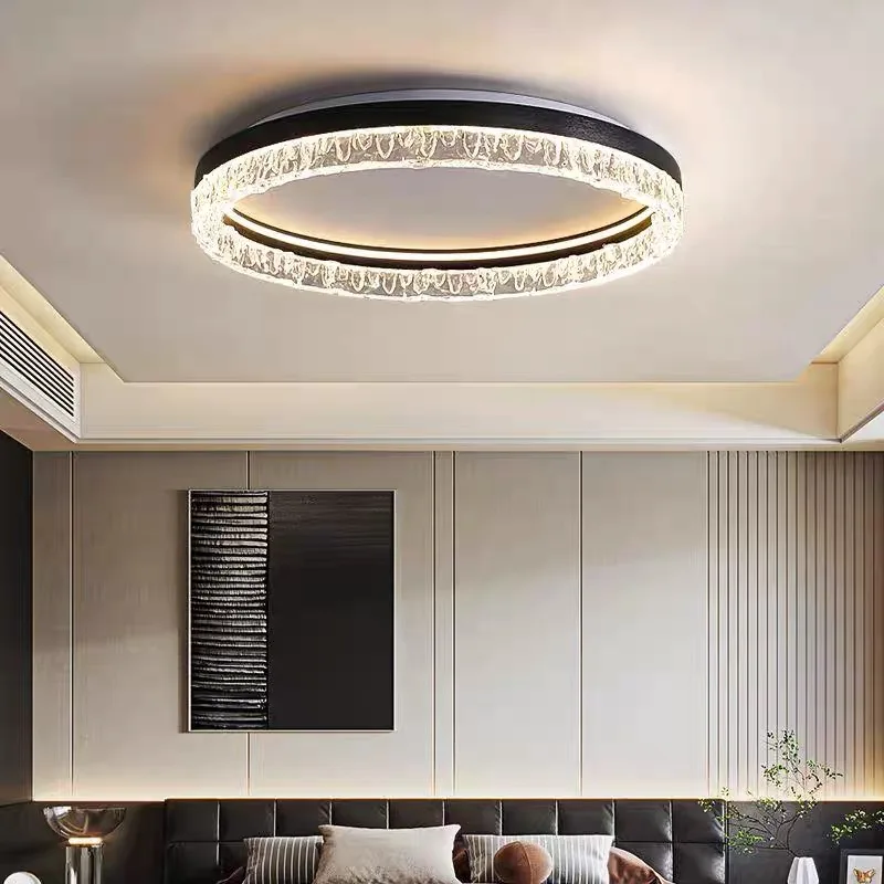 Bedroom Light New Minimalist Modern Chandelier For Kitchen Study Room Restaurant Circular Ceiling