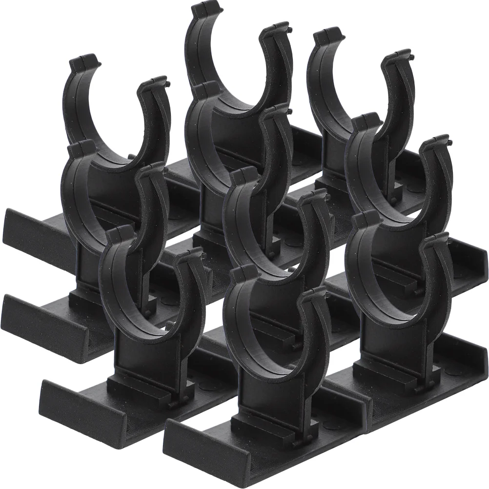 24 Pcs Auto Adjustment Foot Buckle Cabinets Leveler Leg Kick Clip Skirting Board Black Kickboard