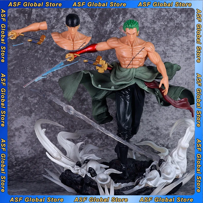 

30cm One Piece Anime Figure Roronoa Zoro Perimeter PVC Model Scene Statue Desktop Decoration Ornaments Kids Birthday Gifts Toys
