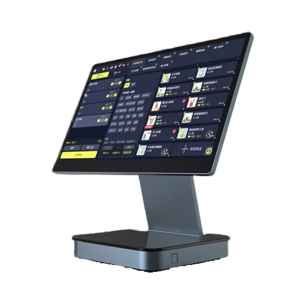 

Metallic 15.6" Android HD Touch Screen Desktop POS For Small Business Retail And Restaurant POS Terminal