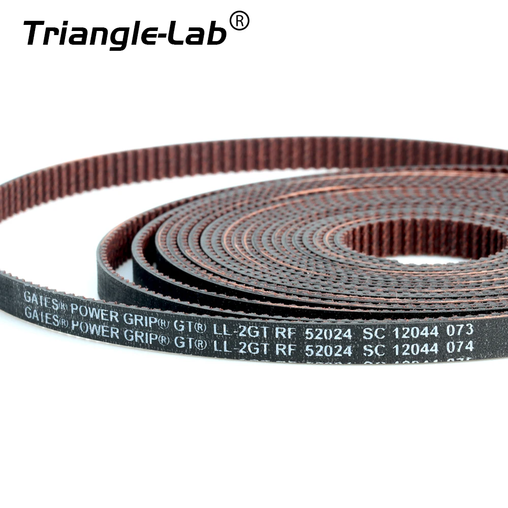 Trianglelab Gates 2GT belt synchronous belt Timing belt Width 6mm 9mm length 2m 4m 6m wear GT2 resistant for Ender3 cr10 Anet