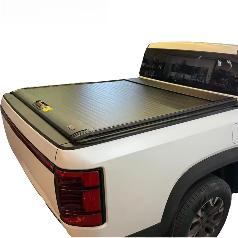 Select Aluminum Retractable Roll Up Roller Shutter Bed Cover for Pickup Truck 4x4 Waterproof Cargo