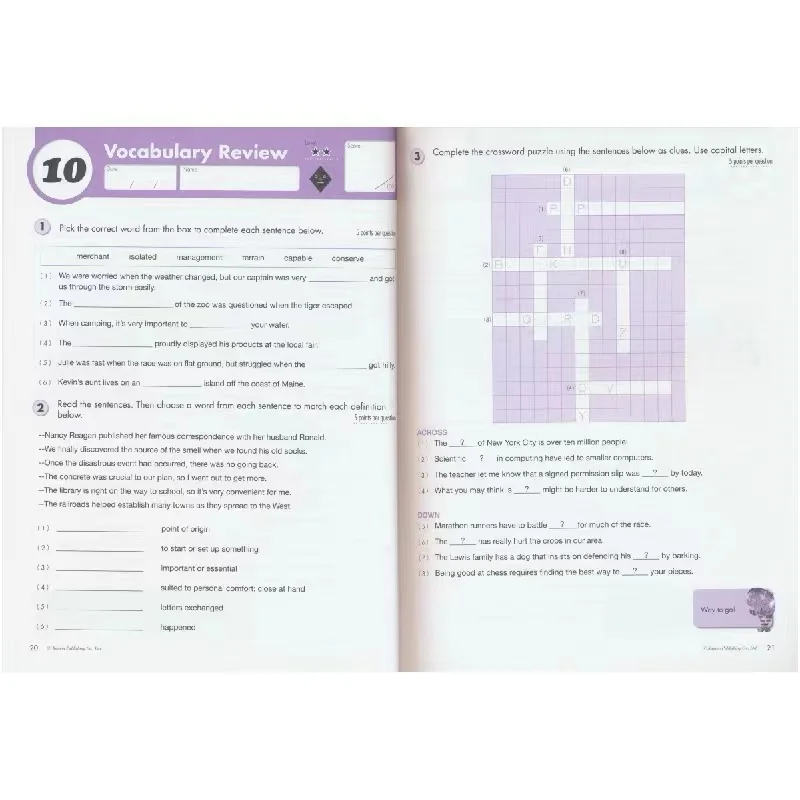 6 Books/Set Kumon Reading Workbooks G1-G6 Exercises English Primary School Students Learning Training