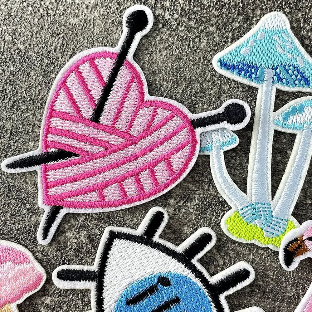 ビーズモロッコの刺patchesパッチ,装飾的なバッジ,9ピース/ロット