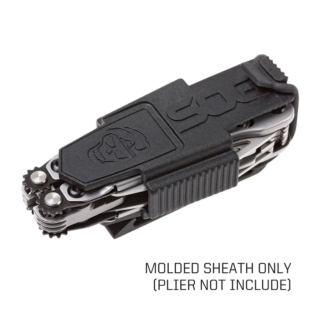 SOG Durable Nylon Belt Sheath - Compact Multi-tool Pouch with Secure Snap Closure, EDC Pliers Holder with Back Clip for EDC