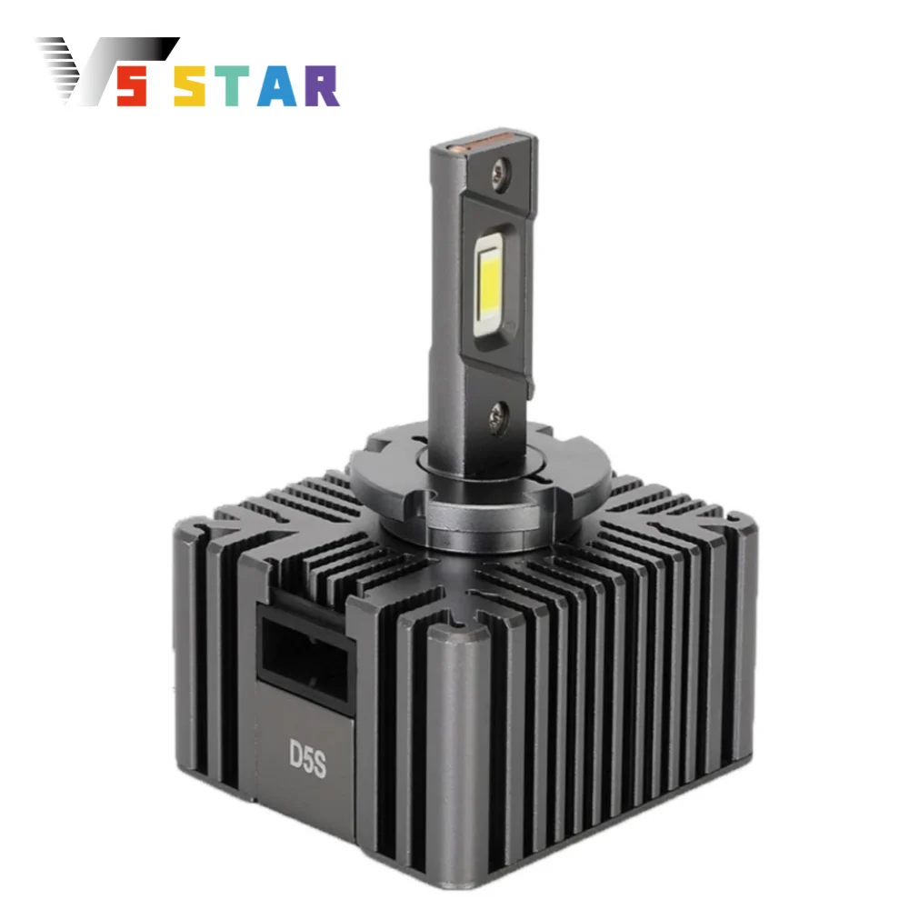 

D5S LED Aviation Aluminum Headlight Bulbs Hi-Lo For 2014-2018 Audi A6 Q3 TT 2016-2018 GMc Sierra 1500 2500 HD 3500 HD