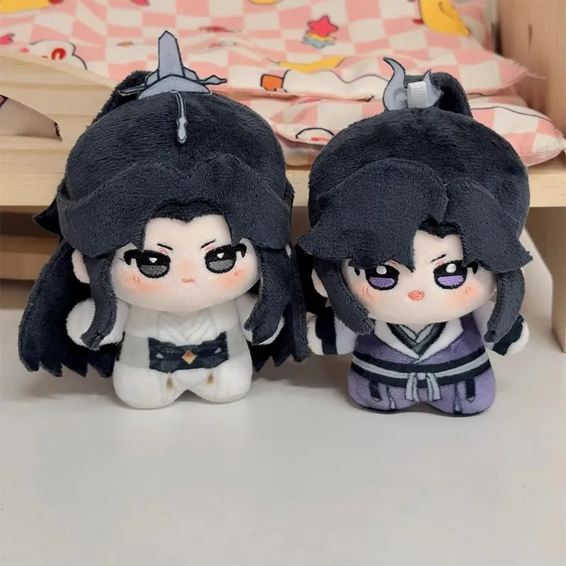 

The Husky And His White Cat Shizun Erha He Ta De Bai Mao Shi Zun 10cm Cotton Dolls Chu Wanning Mo Ran Backpack Accessories Toy