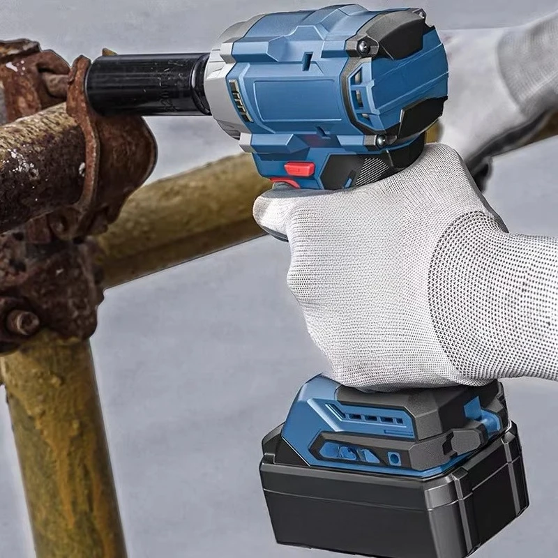 Electric Brushless Cordless Impact Wrench DCPB358EM 20V Lithium Battery 400W Industrial DIY Power Tool Tightening