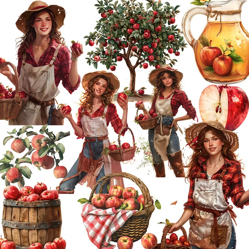 Naklejki Apple Rzemiosło i naklejki do scrapbookingu zabawki dla dzieci książka Dekoracyjna naklejka DIY Papeteria