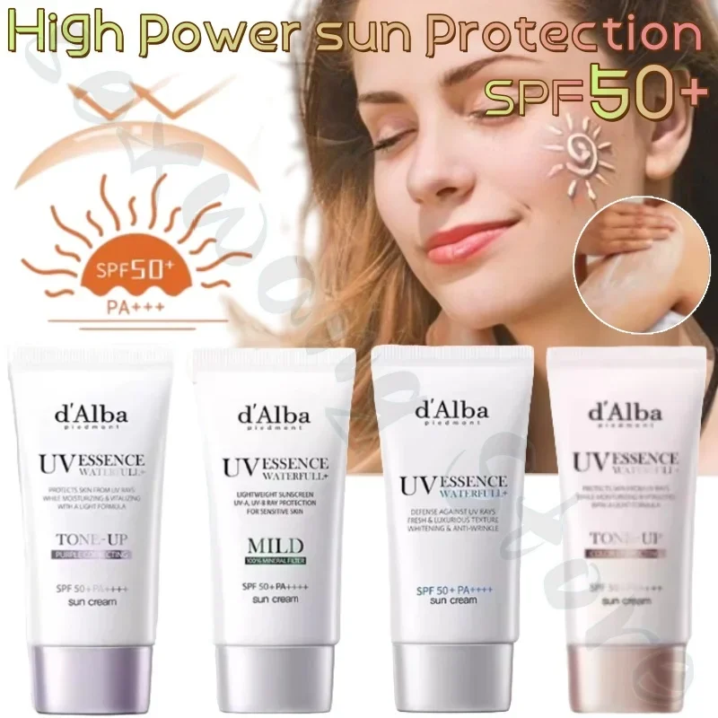 50ml Moisturizing Brightening Sunscreen for Moisturizing and Refreshing Skin, UV Isolation, Waterproof and Sweatproof SPF50+