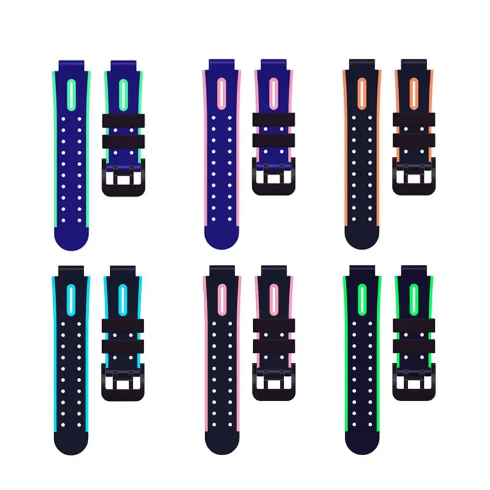 15mm Kids Watch Band Smartwatch Children Silicone Strap Watchband Waterproof Flexible Wristband Universal Adjustable Watch Belt