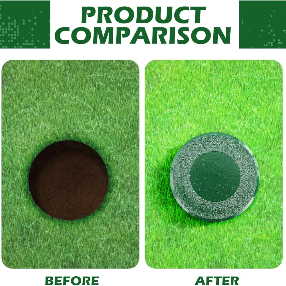 10 Pcs Golf Cup Covers for Practice; Training Aids for Outdoor Sports, Putting Green Covers for Golf Courses and Gardens.