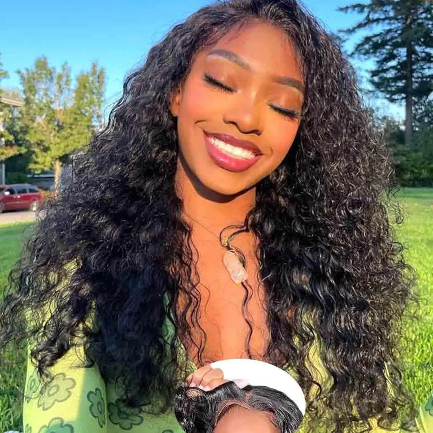 5x5 Glueless Deep Wave Ready to Wear Lace Clousure Wig Human Hair Pre Plucked 6x4 Curly Brazilian Transparent Lace Frontal Wigs