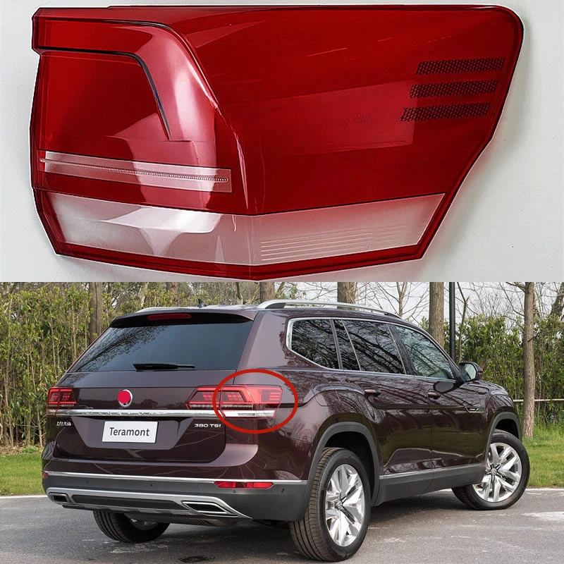 For Volkswagen TERAMONT/Atlas 17-20 Rear Outer Taillight Shell Tail Lamp Cover Rear Lamp Shell Replace The Original Lampshade