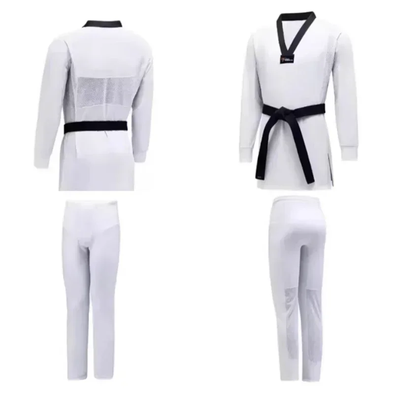 2024 New Professional Tight Fit Ultra Light Elastic Ice Silk Taekwondo Sportswear Extended Edition