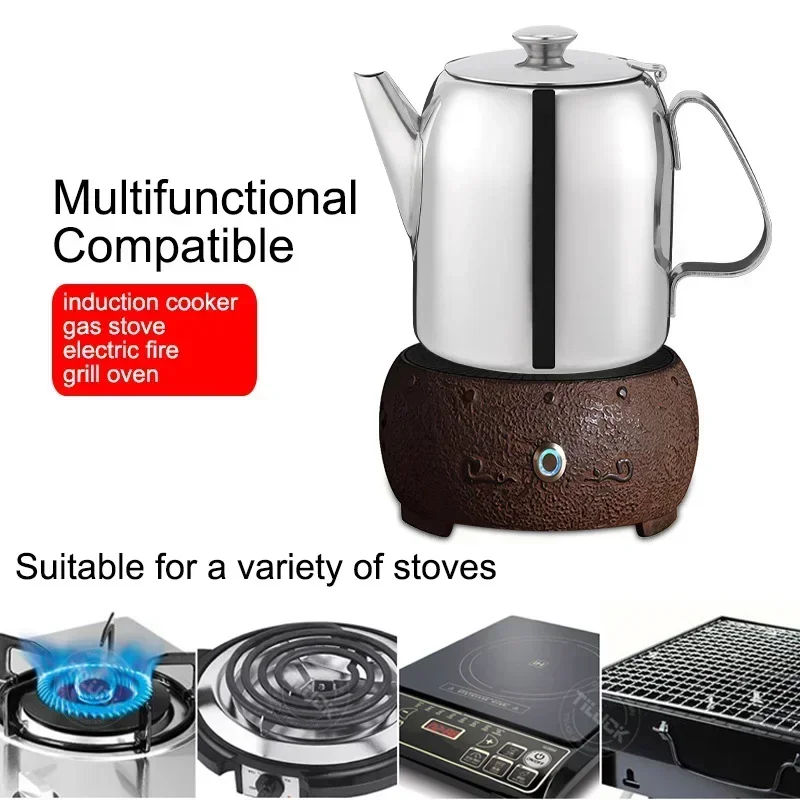0.5L/0.9L/1.3L/2L Stainless Steel Teapot Coffee Pot Water Kettle for Gas Stove Induction Cooker - view 6