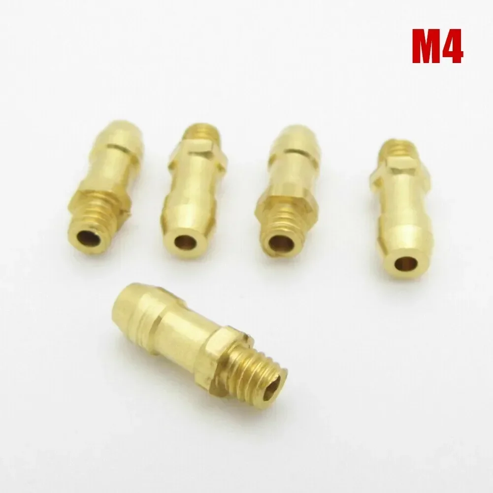 5 Pcs M 3/M4/M5/M6 Brass Motor Cooling Water Nipple Nozzle Metric Thread Injection Molding Knurl Embedded Insert Nut Nutsert