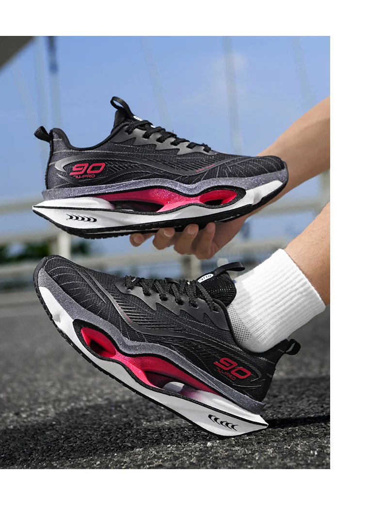 Marathon Herren Laufschuhe Carbon Board Casual Sneakers Atmungsaktive Tennis Sportschuhe Leichte Damen Sportschuhe – Detail 16