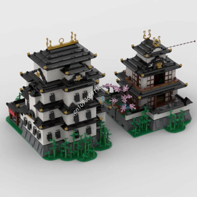 

5238 шт. MOC самурайский замок Stronghold, строительные блоки, рождественские домашние развлечения, проект «сделай сам», идеально подходит для семьи, модель в подарок