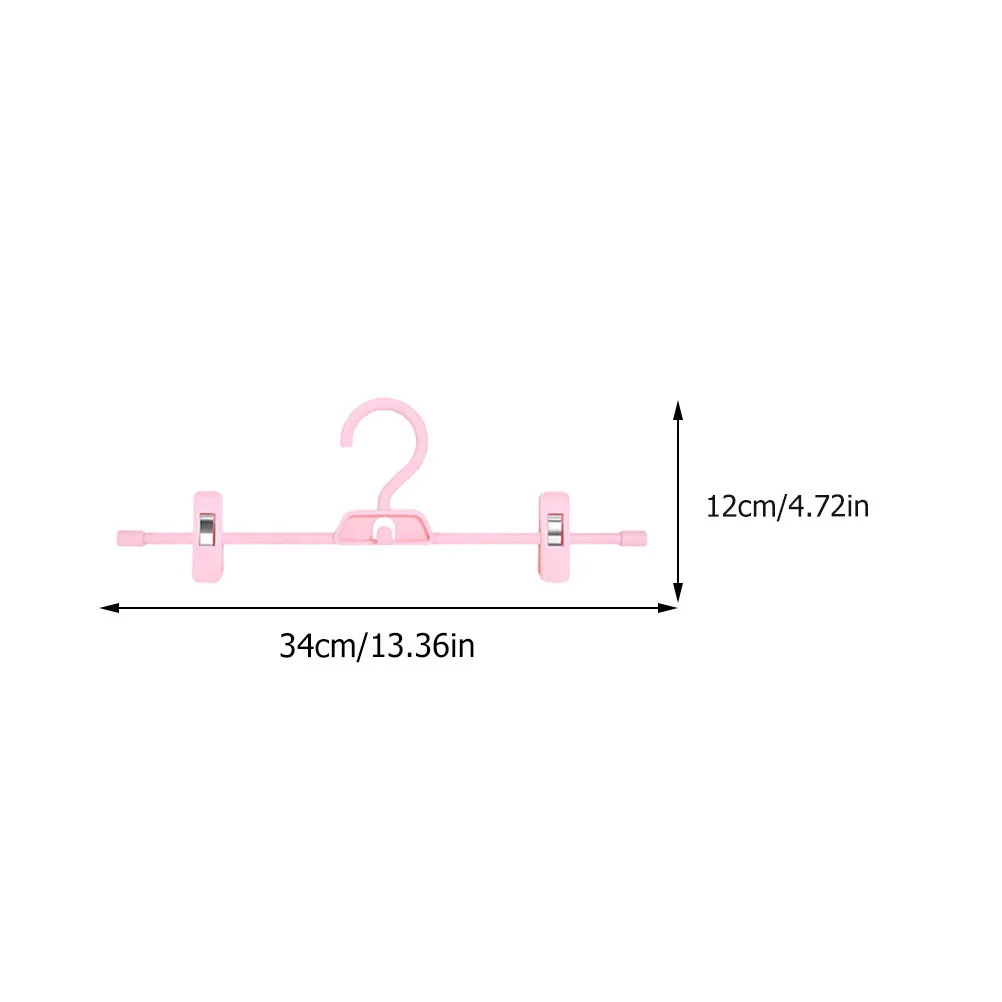 10 قطعة السراويل كليب رف البلاستيك قابل للتعديل قوي السراويل شماعات الملابس تجفيف الرف تخزين المنزلية البلاستيك تخزين شماعات