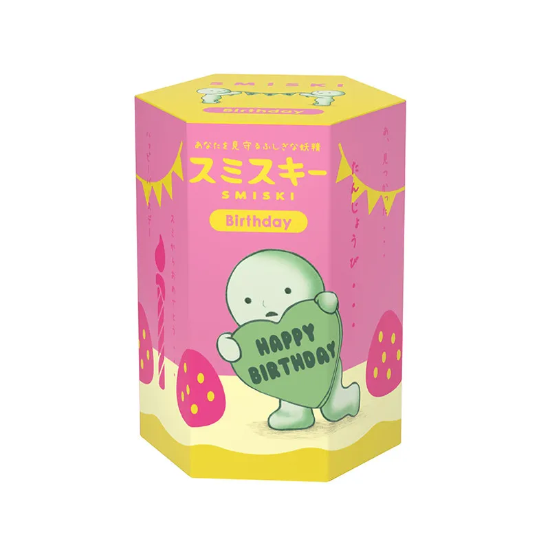 

Smiski Birthday Series Blind Box Mystery Box Glow In The Dark Mini Figure Cute Anime Doll Birthday Gift Desktop Decoration