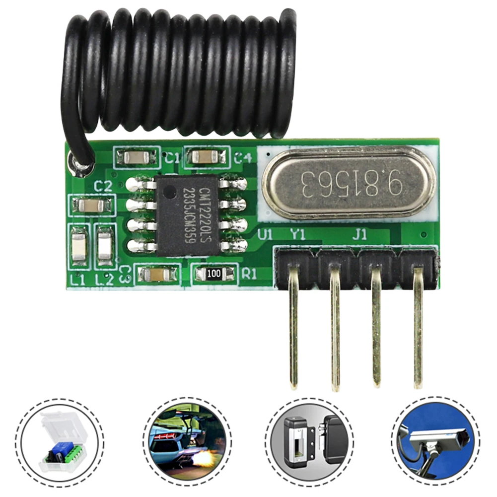 5 Stück RXB6 433MHz Superheterodyne Empfängermodu Produktbild-Vorschau 2
