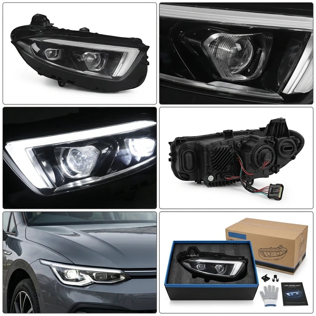 Multi-model Front Headlight & Bumper for Hyundai and Kia, Standard Replacement Parts 92101N9000 86511AA000