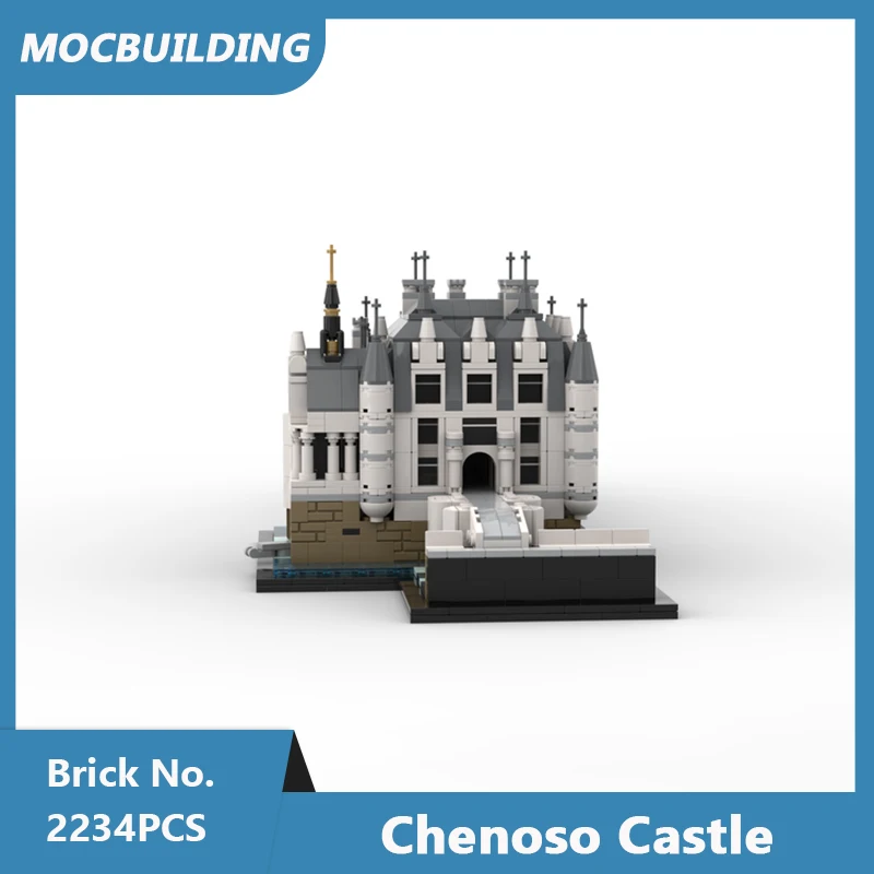 MOC Building Blocks Chenoso Castle Model DIY Assembled Bricks Architecture Serise Educational Creative Xmas Toys Gifts 2234PCS