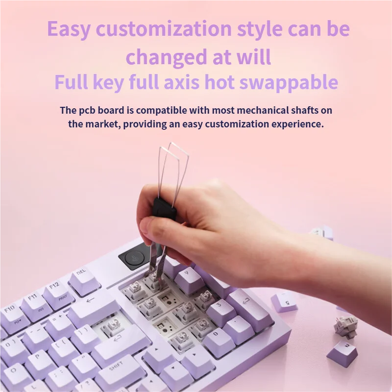 لوحة مفاتيح الألعاب المخصصة Logitech Flash Dragon G316 X 8K، تدعم المفتاح الكامل والمحور الكامل ومقبض الوسائط القابل للتبديل السريع RGB L Axis