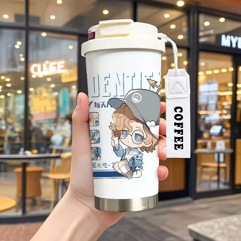 530ml Thermos Cup Identity Ⅴ Cartoon Mercenary Prospector Photographer 316 Stainless Steel Water Coffee Cup Office Students