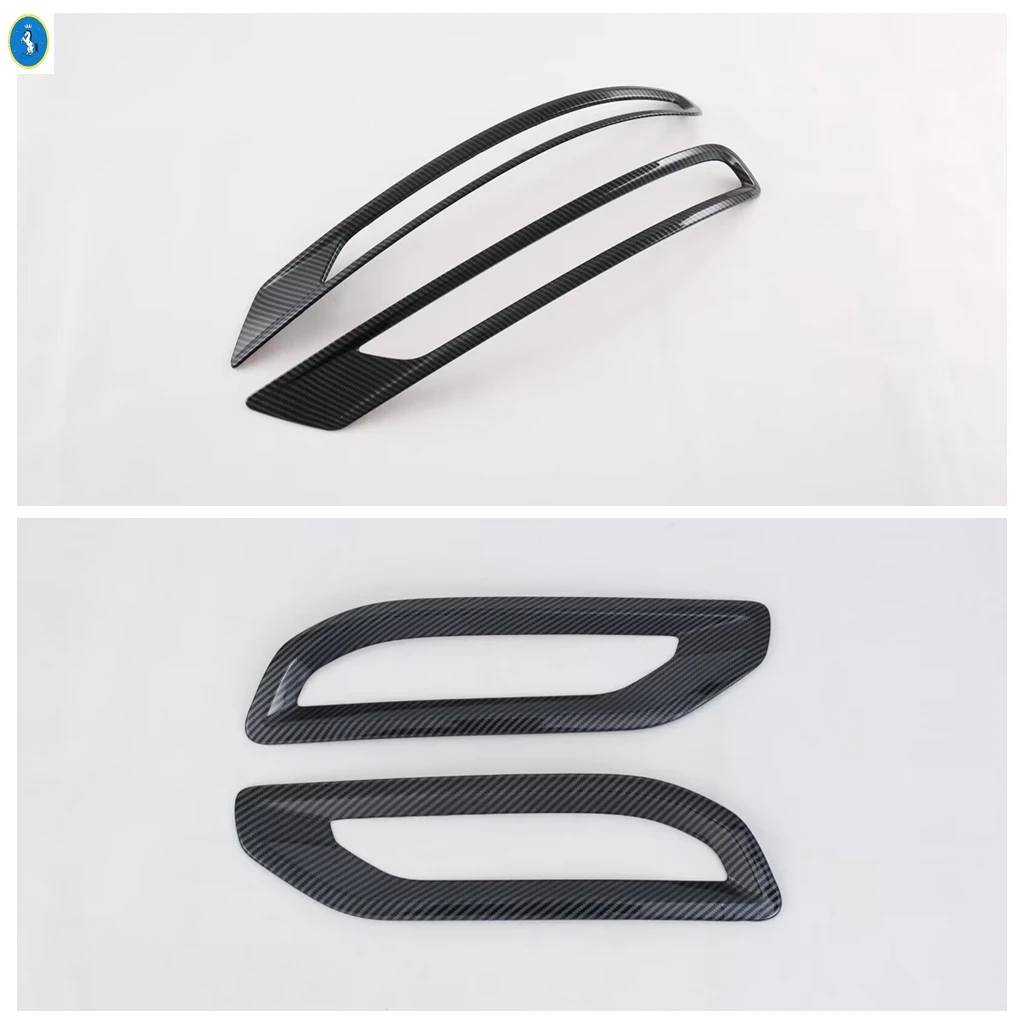 

Auto Rear Fog Lights Lamps Eyelid Eyebrow Decor Panel Cover Trim Accessories Exterior Refit For Mitsubishi Outlander 2023 - 2025