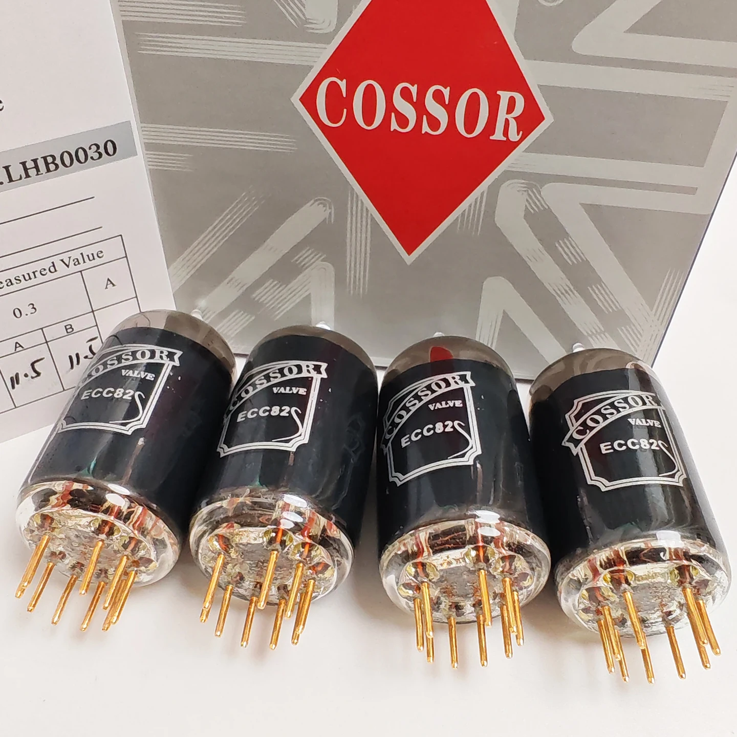 

COSSOR ECC82 Gold-Pin | Direct Replace 12AU7/CV4003/E82CC | CarbonCore Tech Warm Midrange Low Noise Tube Amp