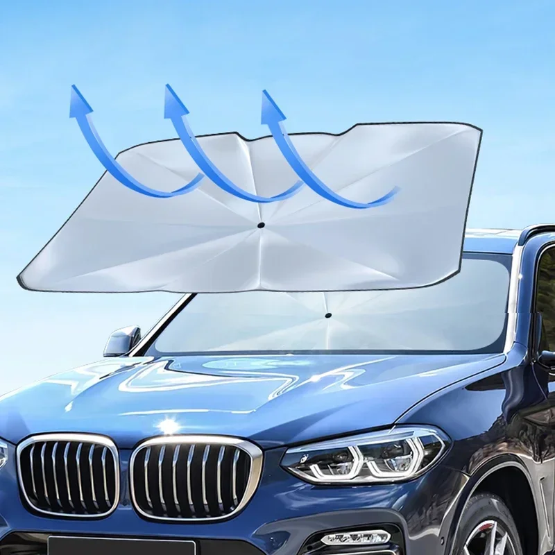

Car Sunshade Windshield Umbrella Front Sun Shade Parasol Foldable Summer Protection Car Seat Heat Insulation Car Accessories