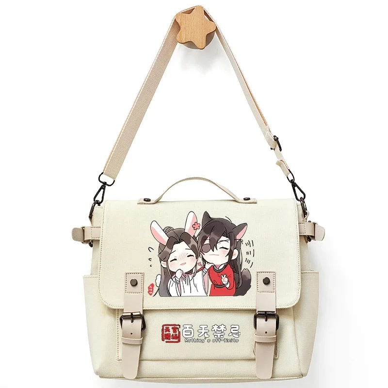 Anime Heaven Official's Blessing Hua Cheng Xie Lian Messenger Bag Students Handbags Tian Guan Ci Fu Shoulder Crossbody Bags