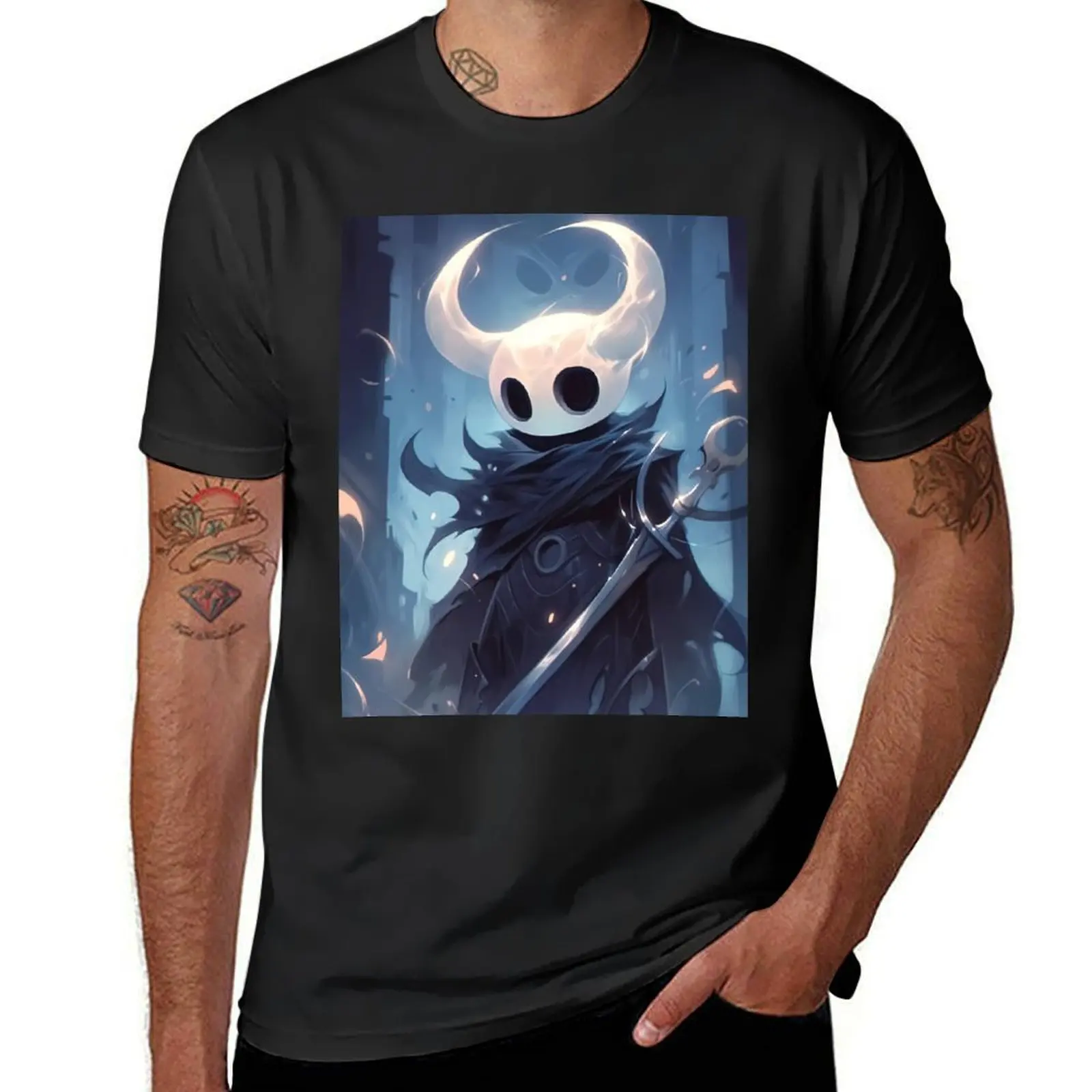 Knight: Explore the Depths of Hollow Knight T-Shirt tees plus sizes vintage mens workout shirts