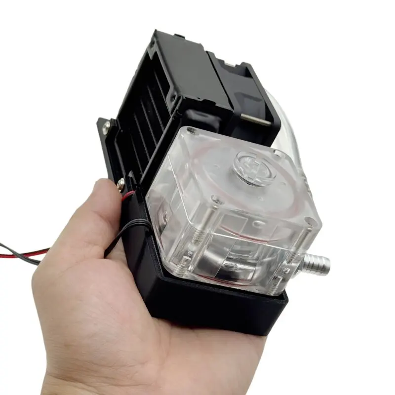 Mini Integrated Water Cooling System Radiator Fan with Pump for Electric Scooter E-bike Controller Industrial Equipment Phone PC
