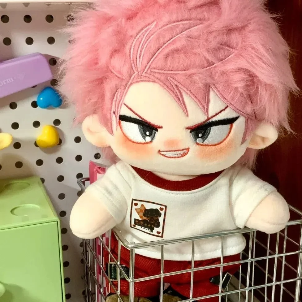 

20 CM Stuffed END Natsu Dragneel Anime Figure Dress Up Cotton Doll Toys Handsome Boy Adorable Plushies Doll Gifts for Children