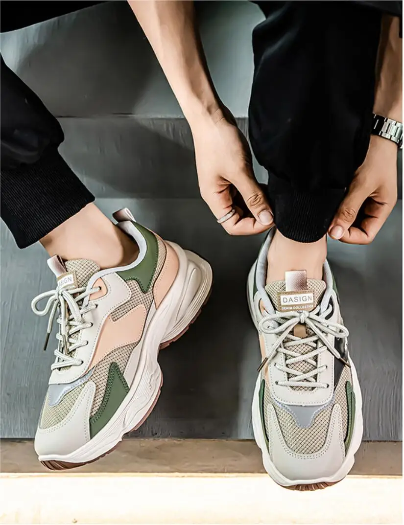 Lightweight Men's Casual Trainers Breathable Spring Summer Shoes_voghion.com